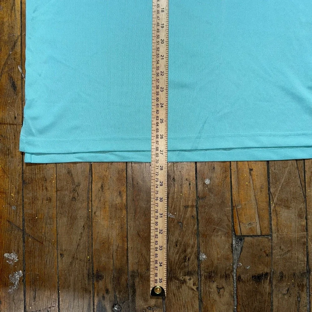 Hickey Freeman Polo Shirt‎ Men's Small Turquoise Short Sleeve Golf Performance